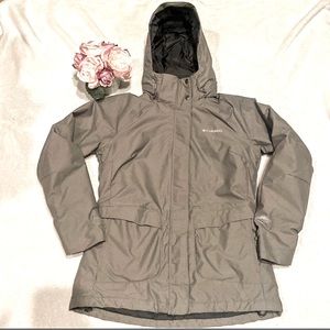 Columbia Omni Heat Jacket Winter Gray Womens Medium